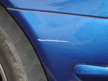 photo of scratch damage