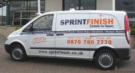 Sprintfinish van